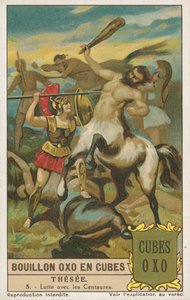 Theseus, Liebigova karta, počátek 20. století (chromo) od European School