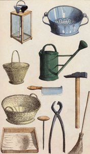 Nástroje (barevná litografie) od European School