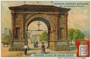 Augustův triumfální oblouk v Aostě od European School
