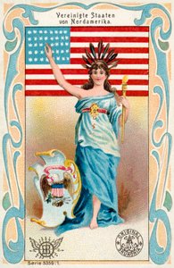 Spojené státy americké (chromolitho) od European School