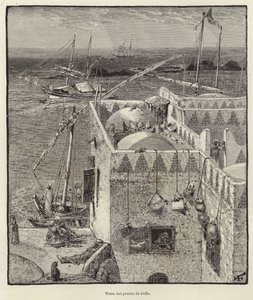 Pohled na přístav Jaffa od European School
