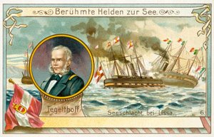 Wilhelm von Tegetthof, rakouský admirál, a bitva u Lissa od European School