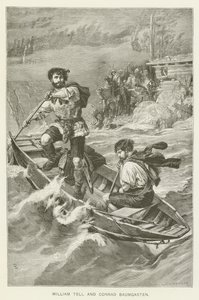 William Tell a Conrad Baumgarten (rytina) od European School
