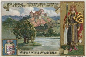 Württembersko; Hrad Wirtemberg a Ulrich I, hrabě z Württemberska, 1260 od European School