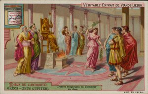 Zeus, bůh starověkého Řecka (chromolit) od European School