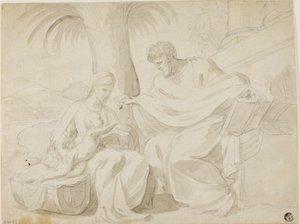 Svatá rodina od Eustache Le Sueur