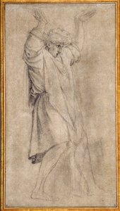 Studie pro Marcuse Curtia, legendární postavu starověkého Říma od Eustache Le Sueur