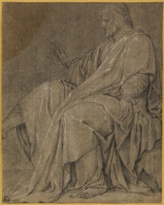 Studie pro Saint Louis Healing the Sick od Eustache Le Sueur