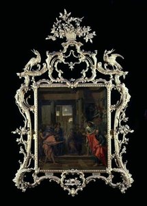 Dva filozofové se hádají před císařem od Eustache Le Sueur