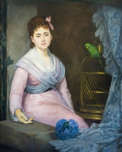 Indolence, c. 1871-1872 (olej na plátně) od Eva Gonzalès