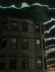 13th Street at 7th Avenue, Brooklyn (digitální umění) od Evan Sklar