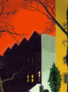 14th Street At 6.A.M., Brooklyn (digitální umění) od Evan Sklar