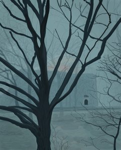 Park Fog Prospekt, Brooklyn (digitální umění) od Evan Sklar