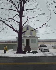 Jamaica, Queens (digitální umění) od Evan Sklar