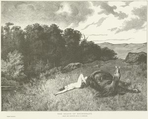 Smrt Brunehauta od Evariste Vital Luminais