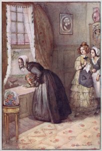 Ilustrace pro Cranford od paní Gaskell (barevné lito) od Evelyn Paul