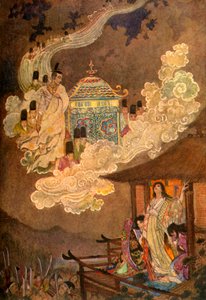 „Měsíční lidé žádají lady Kaguyu“, 1912. od Evelyn Paul