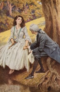Ilustrace k Sentimentální cestě, Laurence Sterne od Everard Hopkins