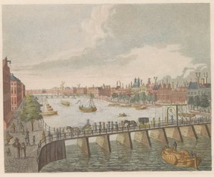 Pohled na Binnen-Amstel, asi 1810-1813 Interiér Vue de l