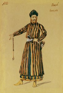 Kostýmní návrh opery Kníže Igor od A. Borodina, 1890 od Evgeni Petrovich Ponomarev