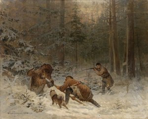 Lov na medvědy od Evgeny Alexandrovich Tichmenev