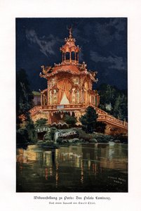 Světelný palác Palais Lumineux, světová výstava v Paříži, 1900.