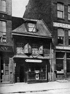 Místo narození vlajky Spojených států, Philadelphia, Pennsylvania, USA, c1930.