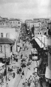 Pouliční scéna, Bejrút, Libanon, c1924