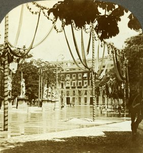Dekorace, Plaza de Oriente, Madrid, Španělsko.