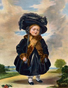 Královna Viktorie 1819-1901 ve věku čtyř let, 19. století.