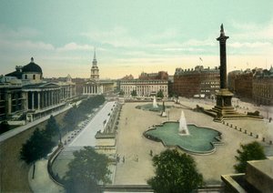Trafalgarské náměstí, 1900.
