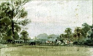Pohled na Hyde Park, 19. století od F.J. Collignon