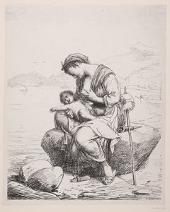 Mladá matka od F. Hendriksen