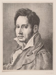 Portrét Oehlenschlägera od F. Hendriksen