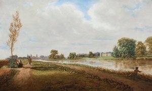 Syon House z Temže od F. Holt