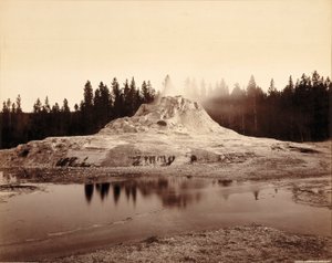 Gejzírový kužel Castle, Yellowstonský národní park