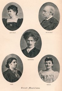 Velcí hudebníci - Deska X., c1880, 1895