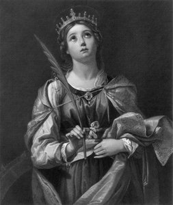 Svatá Kateřina, 19. století. od F Knolle