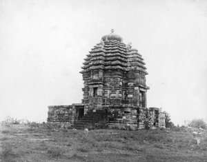 Chrám Lingaraj, Bhubaneswar, Orissa, Indie, 1905-1906