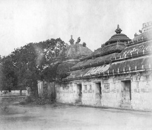 Chrám Lingaraj, Bhubaneswar, Orissa, Indie, 1905-1906