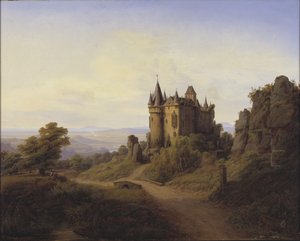 Zámek Büresheim na řece Eifel