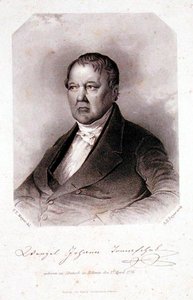 Portrét Wenzel Johann Tomaschek (1774-1850) vyrytý Albertem Henry Paynem (1812-1902) (rytina) od F. T. (after) Mayer