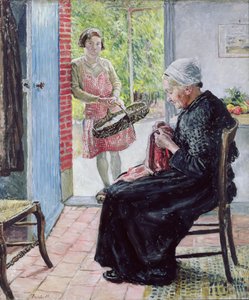U doškové chaloupky, 1921 od Fairlie Harmar