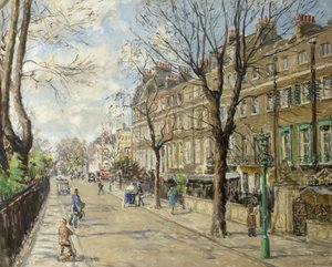 Cheyne Walk, April 1939, 1943 od Fairlie Harmar