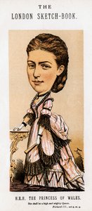 Alexandra Dánská, princezna z Walesu, 1874.