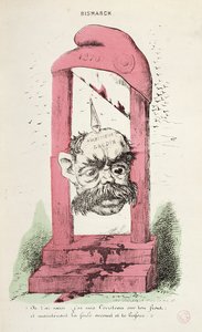 Karikatura Otto von Bismarcka (1815-98) 1870