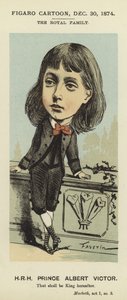 Karikatura prince Alberta Victora od Faustin