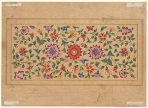 Scrolling Floral Vines, 1755.
