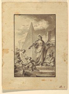 Kresba, návrh ilustrace: "Architektura", 1760-89