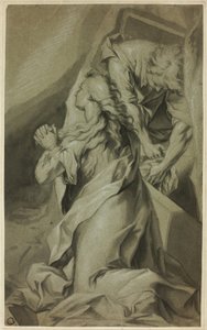 Klečící Magdalena a náhrobek od Federico Barocci